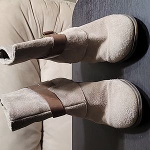 Nine West Vintage America Collection Suede boots with leather strap size 7.5